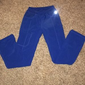 XS tall blue scrub pant